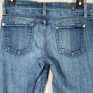 Seven 7 for All Mankind The Skinny Jeans Distressed Women Size 26 (Actual‎ 28)